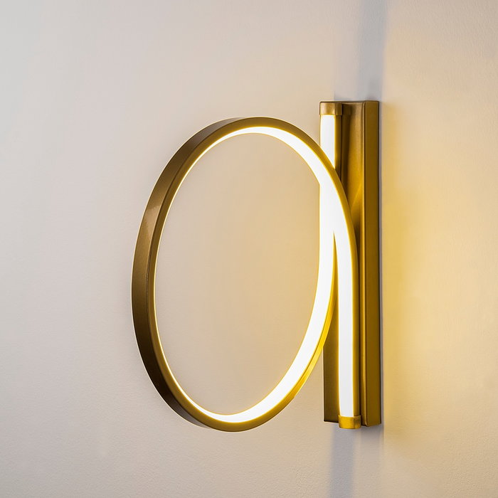 Opviq Halka - 13305 Lámpara de pared metálica dorada Opviq Halka - 13305 Lámpara de pared metálica dorada